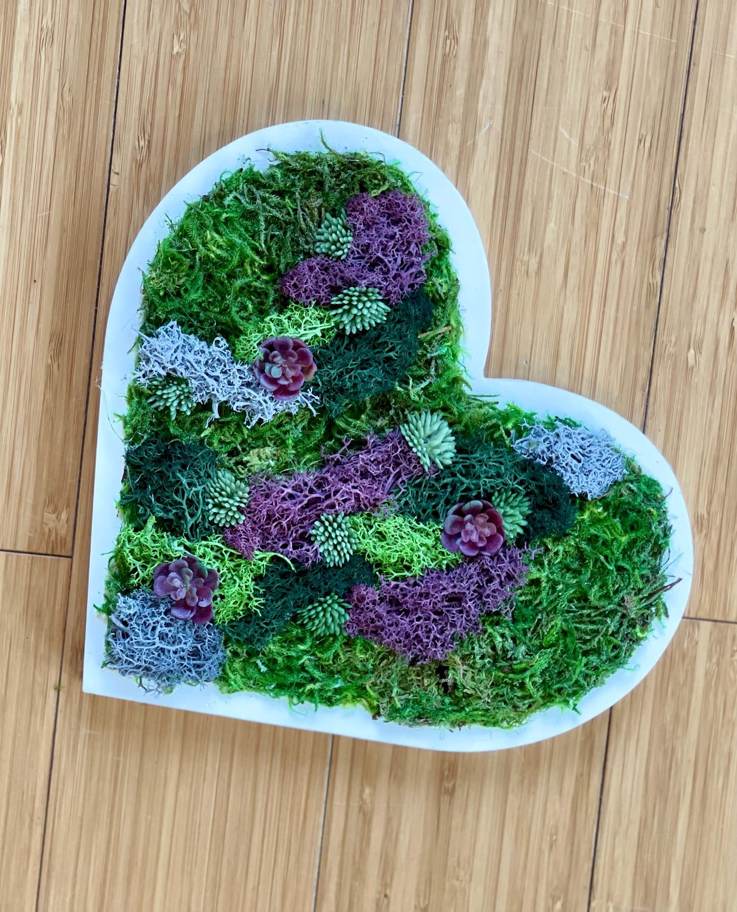 Moss Heart Art 