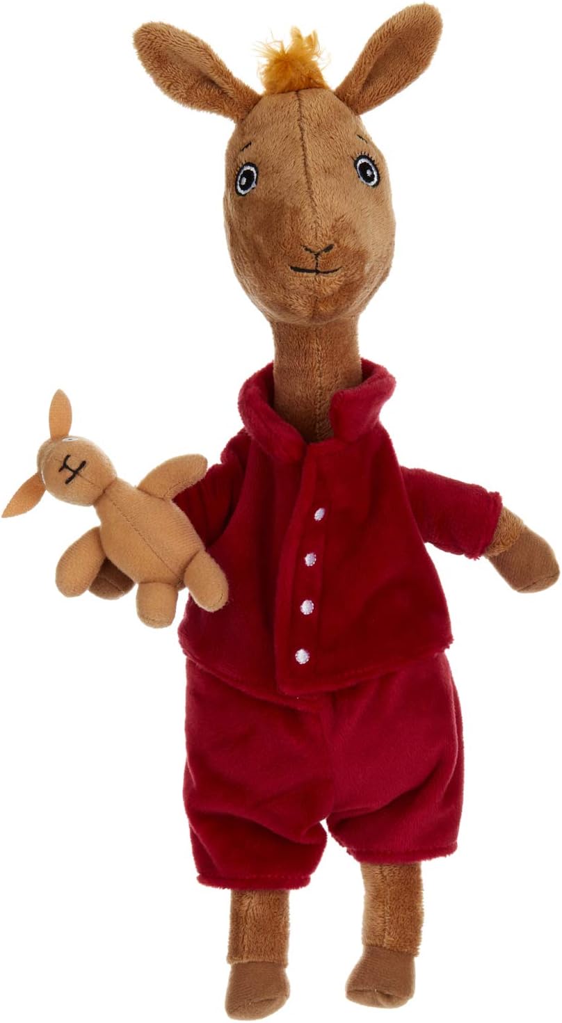 Image of llama in pajamas.