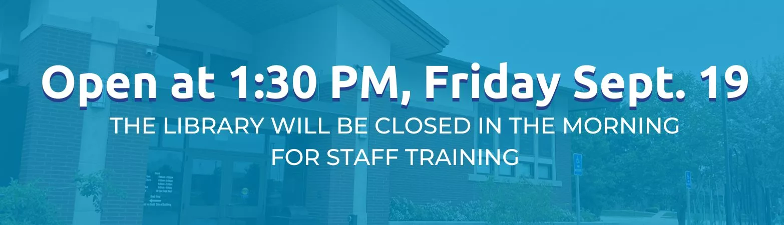 Open at 1:30 PM, Friday Sept. 19