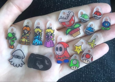 Shrinky Dink Mario Party