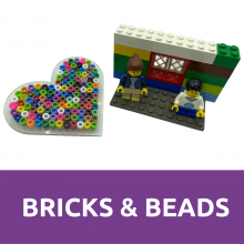 Bricks and beads photo.